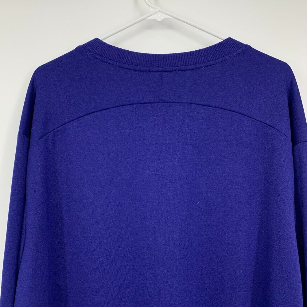 All In Motion Sweatshirt Blue Ponte Knit Crewneck Long Sleeve Top - Picture 8 of 9